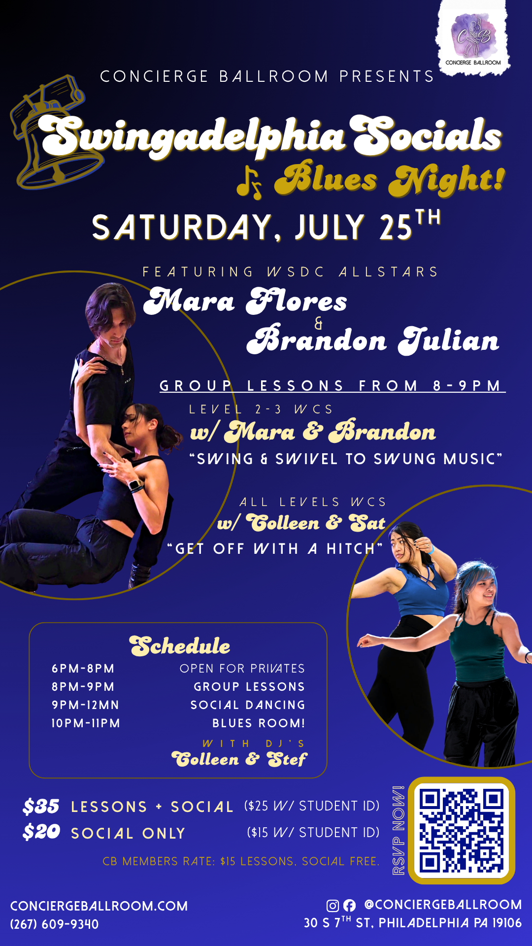 July 25th | Blues Night! ft. Mara Flores & Brandon Julian