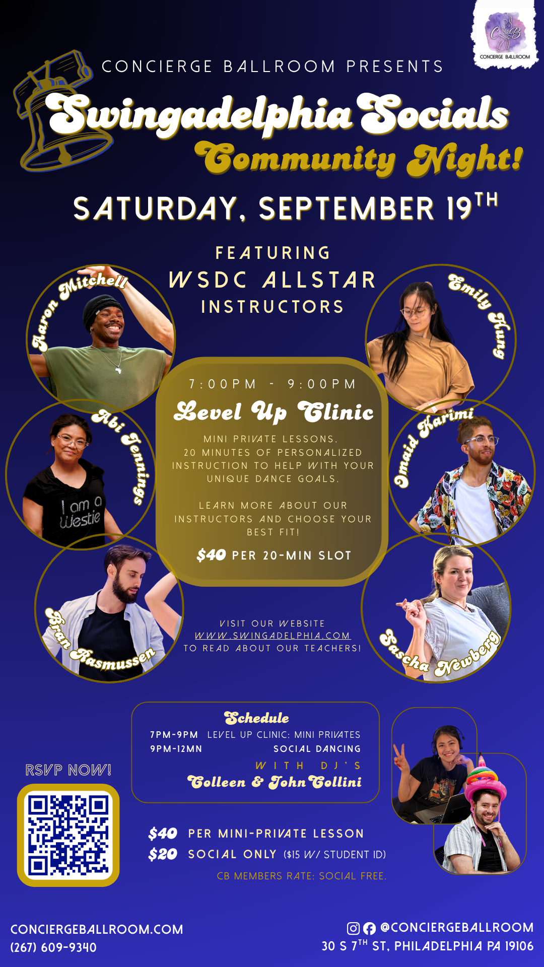 Sept 19th | Community Night! ft. Local All Stars!
